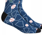 Tall Order Men's Big & Tall Printed Socks Navy Size 12-15