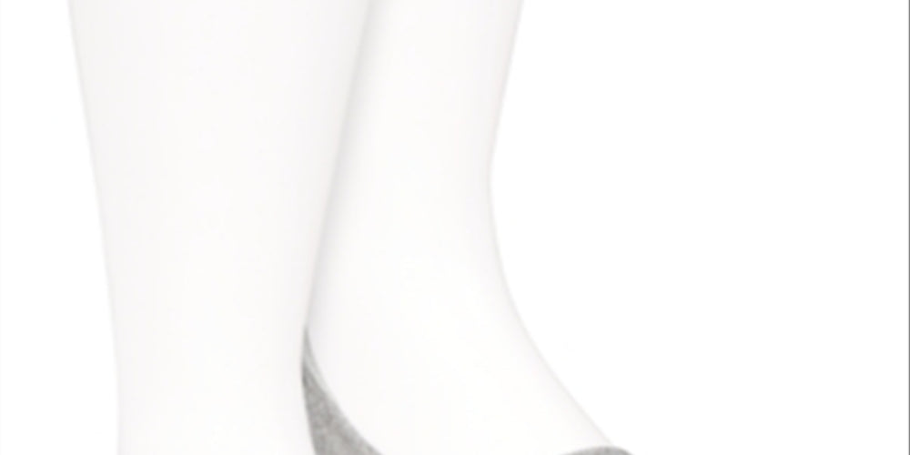 Cole Haan Men's Liners 2 Pack Combed Cotton Sock Gray Size 7-12