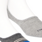 Cole Haan Men's Liners 2 Pack Combed Cotton Sock Gray Size 7-12