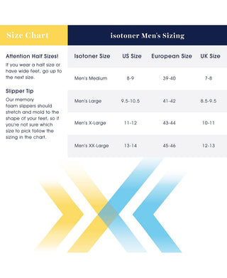 Isotoner Men's Microterry Fleece Slip On Moccasins Shoes Black Size Large