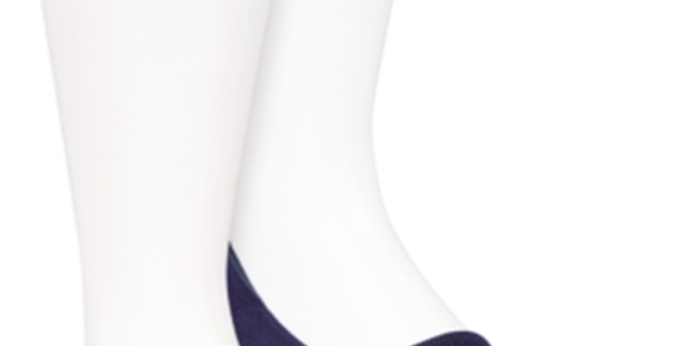 Cole Haan Men's 2 Pack Combed Liners Cotton Sock Blue One Size