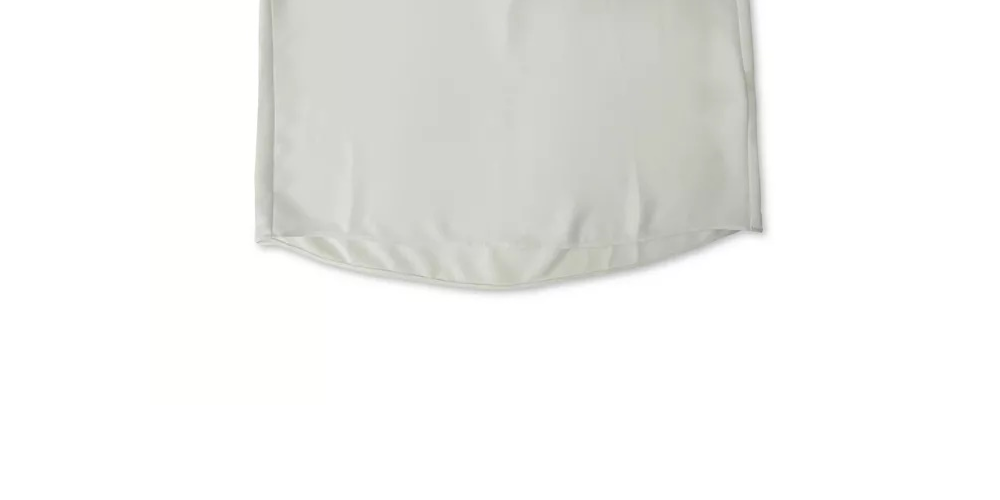 Alfani Women's Pleated V-Neck Top White Size Large