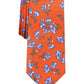 Bar III Men's Wakely Skinny Floral Silk Tie Blue Flowers One Size