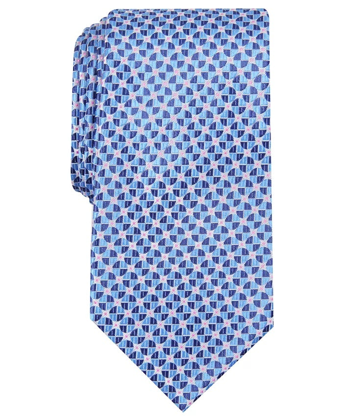 Perry Ellis Men's Vicker Geometric Tie Navy Size Regular