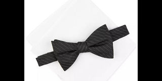 Alfani Men's Maximus Solid Bow Ties Black Size Regular