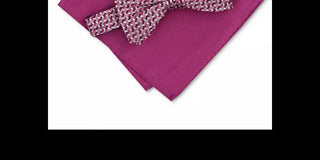 Alfani Men's Murphy Pocket Square 2 Piece Bow Tie Pink Size Regular