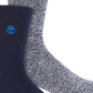 Timberland Men's 2-Pk. Marled Boot Socks Blue One Size