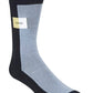 Calvin Klein Men's Colorblock Crew Dress Socks Navy Size L