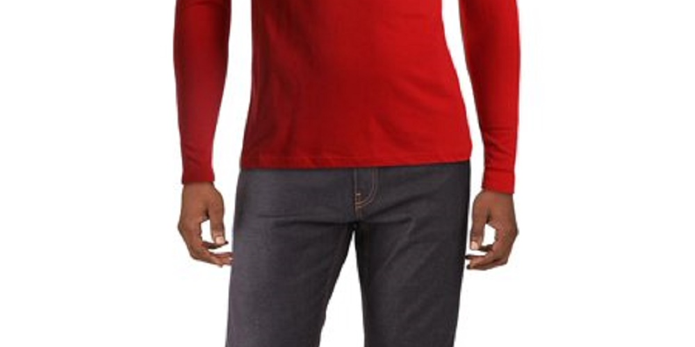 Club Room Men's Santa Bulldog Holiday Party Christmas Top Red Size XX-Large