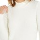 Alfani Women's Mock Neck Boucle Sweater White Size Small