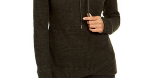 Ideology Women's Long Sleeve Cowl Neck Sweater Green Size X-Small