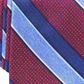 Perry Ellis Men's Neck Tie Payson Striped Skinny Slim Accessory Red Size Regular