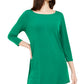 Alfani Women's 3/4-Sleeve Tunic Green Size X-Large