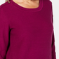 Karen Scott Women's 3/4-Sleeve Sweater Red Size Medium