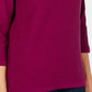 Karen Scott Women's 3/4-Sleeve Sweater Red Size Medium
