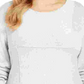 Karen Scott Women's Plus Size Knit Tunic White Size 1X