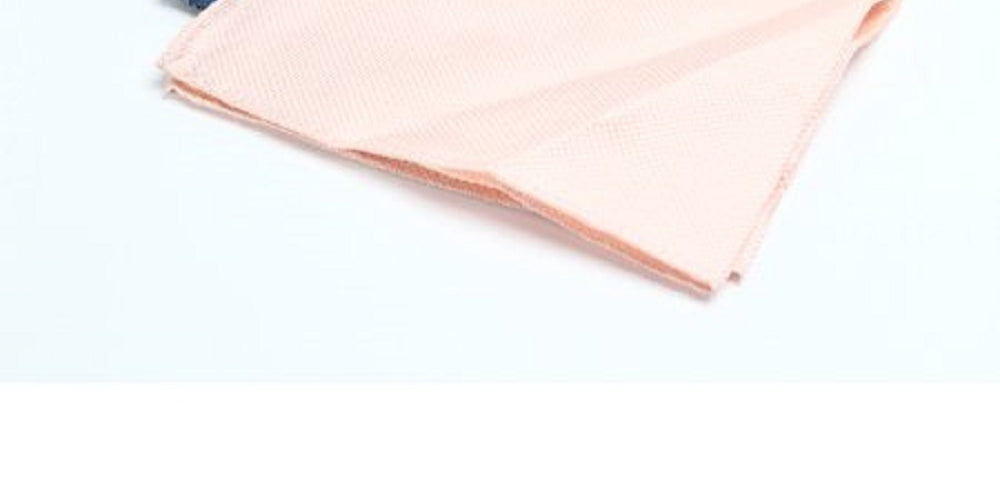 Ryan Seacrest Distinction Men's Pocket Square Peach Textured Solid Silk Orange Size OS