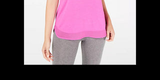 Ideology Women's Fitness Running Tank Top Pink Size Large