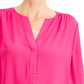 Charter Club Women's Split-Neck Blouse Pink Size X-Large
