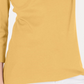 Karen Scott Women's Cotton 3/4 Sleeve Top Khaki Size Medium