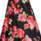 B Darlin Women's Strapless Floral Print Gown Red Size 9-10