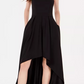 Speechless Juniors' Strapless High-Low Dress Black Size 9