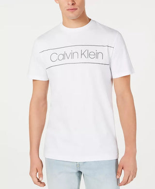 Calvin Klein Men's Logo Graphic T-Shirt -Navy  Size Medium