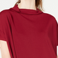Alfani Women's Mock Neck Short Sleeve Top Red Size Large