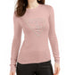 Guess Women's Naomi Sweater Pink Size X-Small