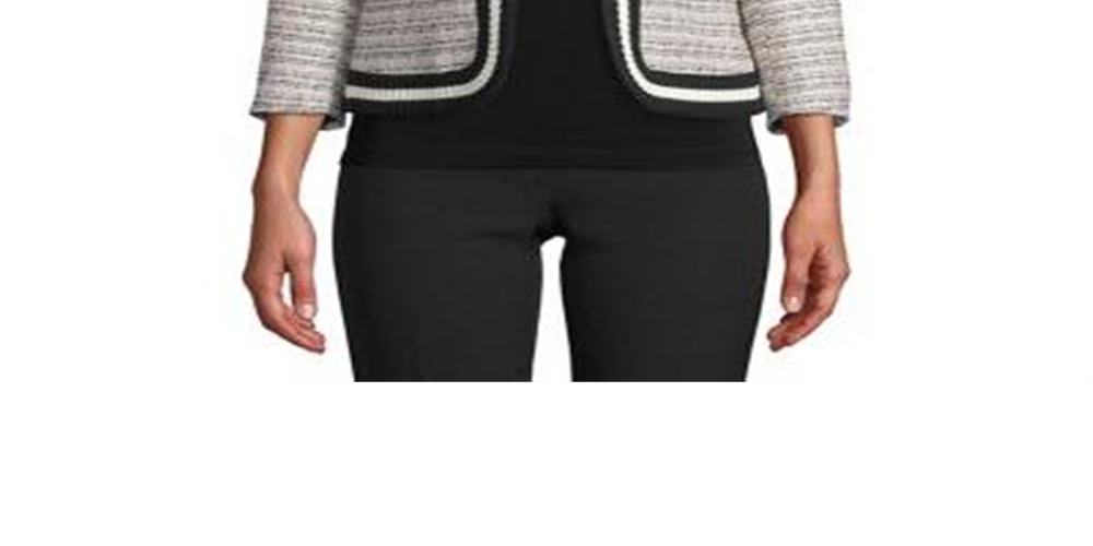 Anne Klein Women's Tweed Separate Jacket Suit Pink- Size 16