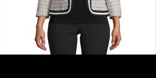 Anne Klein Women's Tweed Separate Jacket Suit Pink- Size 16