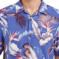 Tommy Bahama Men's Bird's Eye View Classic-Fit Tropical Print Silk Camp Shirt Navy Size XXX-Large