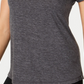 Ideology Women's Mesh-Back T-Shirt Gray Size Small
