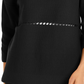 Alfani Women's Cotton Pointelle Poncho Sweater Black Size Small