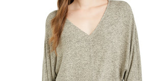 BCX Juniors' Textured Tie-Front Sweater White Size X Small