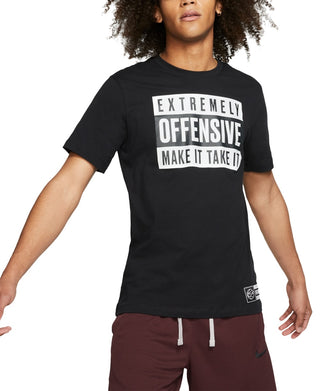 Nike Men's Graphic Basketball T-Shirt Charcoal Size Small