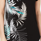 Alfani Women's Printed Round-Hem T-Shirt Black Size Petite Medium