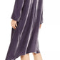 Eileen Fisher Women's Velvet Asymmetric Cocktail Dress Gray Size X-Large