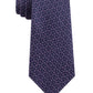 Calvin Klein Men's Escher Geometric Slim Silk Tie Blue/pink Size Regular