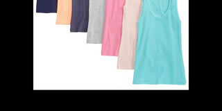 Jenni Women's Ribbed Lace-Trim Tank Top Blue Size X-Small