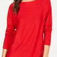 INC International Concepts Women's Petite Sweater Tunic Red Size Medium