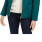 Charter Club Women's Quilted Mandarin-Collar Jacket Green Size X-Small