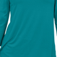 JM Collection Women's Cold Shoulder Top Blue Size Medium