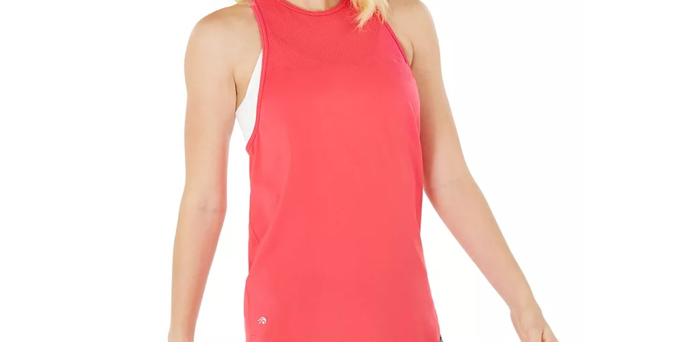 Ideology Women's Fitness Running Tank Top Green Size Large