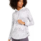 Ideology Women's Sweatshirt Fitness Hoodie White Size Medium