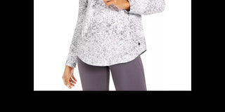 Ideology Women's Sweatshirt Fitness Hoodie White Size Medium