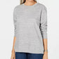 Karen Scott Women's Sport Fleece Sweatshirt Gray Size X-Small