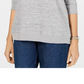 Karen Scott Women's Sport Fleece Sweatshirt Gray Size X-Small