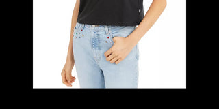 Levi's Women's Graphic Crop Tank Black Size Large