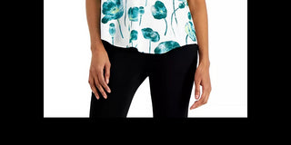 Alfani Women's Shirred V-Neck Dolman-Sleeve Top White Size X-Large